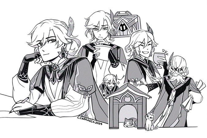 GSN Inktober Kaveh